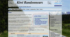 Desktop Screenshot of kiwirandonneurs.org.nz